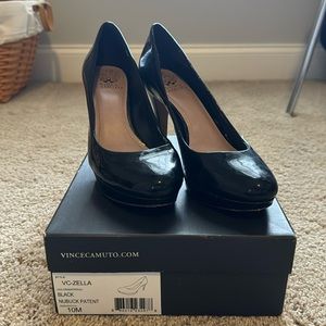 Vince Camuto Black Patent Heels